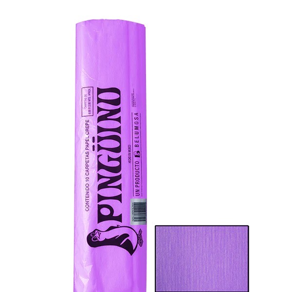 PAPEL CREPE PINGUINO LILA E.10 C.250 9